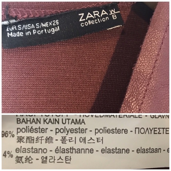 ZARA Vegan Leather Shift Dress - Picture 8 of 8